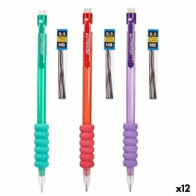 Pencil Lead Holder Pincello Blue Red Green Pencil Leads 0.5 mm (12 Units)