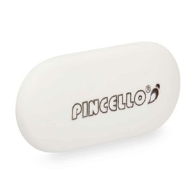 Eraser Set Pincello White 9 x 16 x 1 cm (12 Units)