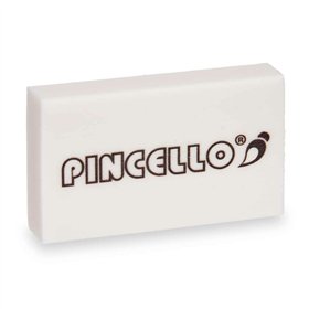 Eraser Pincello White 9 x 16 x 1,5 cm (12 Units)