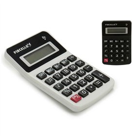 Calculator Pincello White Black Plastic 7,5 x 2,5 x 11,5 cm Solar Small (36 Units)