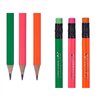 Pencil Set Pincello Blue Red Green Orange Pencil Sharpener Eraser (12 Units)