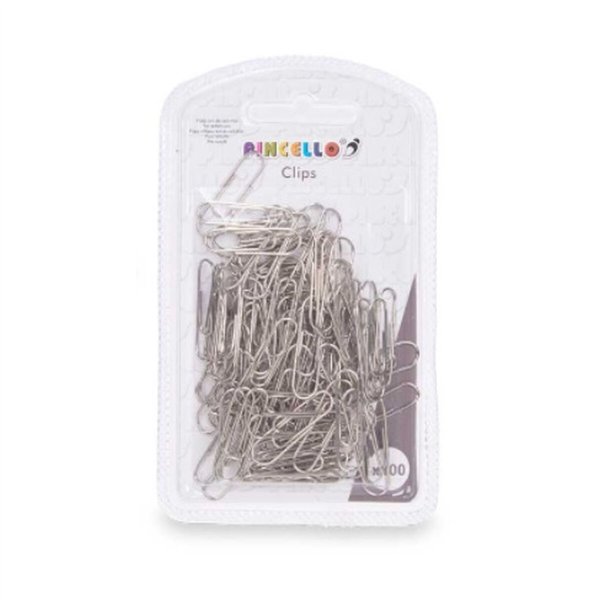 Clips Pincello Silver Metal Small (24 Units)