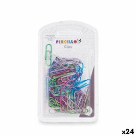 Clips Pincello Multicolour Metal Small (24 Units)