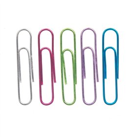Clips Pincello Multicolour Metal Large (24 Units)
