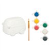 Paint Your Own Money Box Pincello White 12 x 8,5 x 8,5 cm 12,4 x 8,6 x 9,9 cm Van (12 Units)