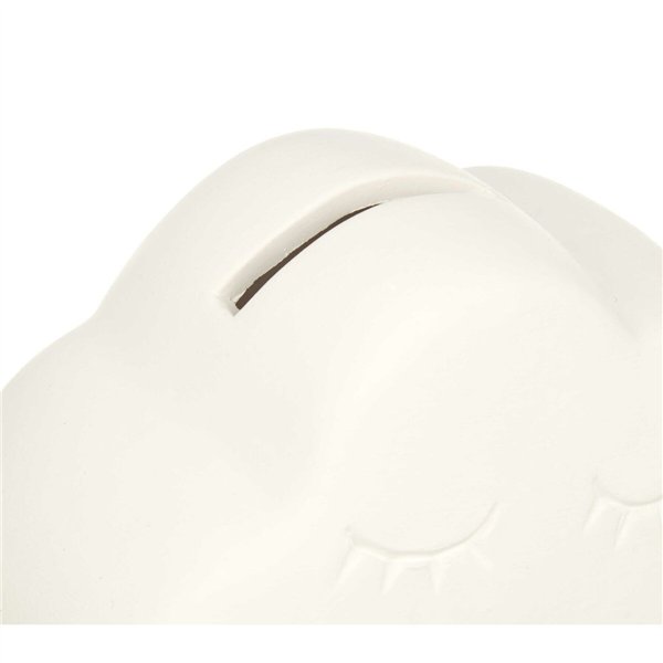 Paint Your Own Money Box Pincello White 12,3 x 9,4 x 9 cm 12 x 9,4 x 7 cm Clouds (12 Units)