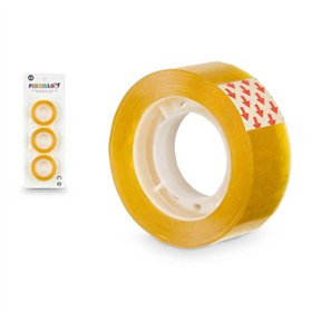 Adhesive Tape Pincello Yellow 8,5 x 23 x 2 cm 2,7 x 40 x 1,8 cm Set 3 Pieces (48 Units)
