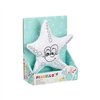 Colouring Plush Pincello White Black Cloth 26 x 26 x 8 cm Starfish (8 Units)