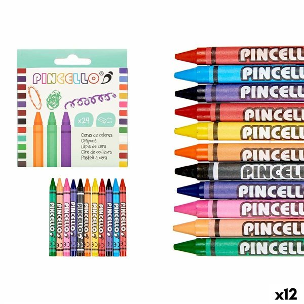 Coloured crayons Pincello (12 Units)