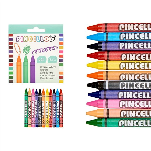 Coloured crayons Pincello (12 Units)