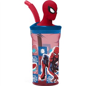 Cup with Straw Spider-Man CZ11338 3D