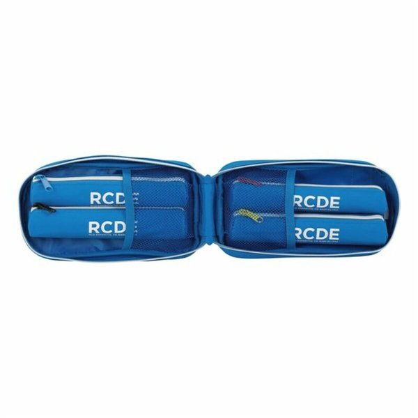 Backpack Pencil Case RCD Espanyol Blue White 12 x 23 x 5 cm