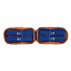 Backpack Pencil Case Valencia Basket M847 Blue Orange 12 x 23 x 5 cm