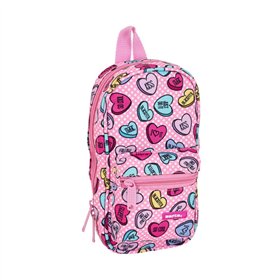 Backpack Pencil Case Safta Pink (33 Pieces)