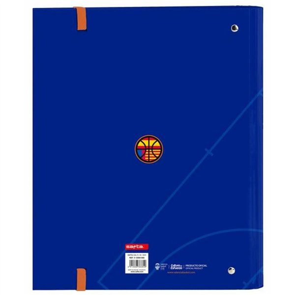 Ring binder Valencia Basket M666 Blue Orange (27 x 32 x 3.5 cm)