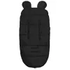 4-in-1 stroller sleeping bag, sleeping bag with fur sleigh Springos SB0046 96 cm black
