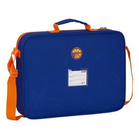 School Satchel Valencia Basket Blue Orange (38 x 28 x 6 cm)