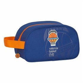 School Toilet Bag Valencia Basket M248 Blue Orange 26 x 15 x 12 cm
