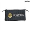 Holdall Harry Potter Hogwarts Triple Harry Potter Black Grey (22 x 12 x 3 cm) (22 x 3 x 12 cm)