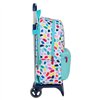 School Rucksack with Wheels Benetton Painting Multicolour