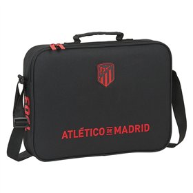 School Satchel Atlético Madrid Black (38 x 28 x 6 cm)