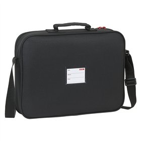 School Satchel Atlético Madrid Black (38 x 28 x 6 cm)