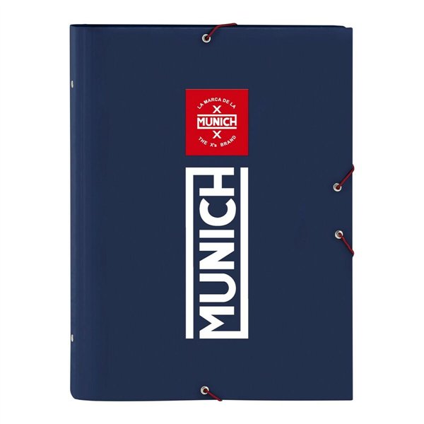 Organiser Folder Munich Storm Navy Blue School A4