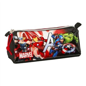 School Case The Avengers Infinity Red Black (21 x 8 x 7 cm)