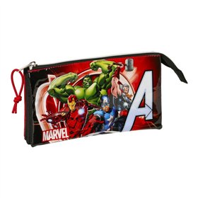 School Case The Avengers Infinity Black Red 22 x 12 x 3 cm