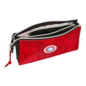 School Case The Avengers Infinity Black Red 22 x 12 x 3 cm