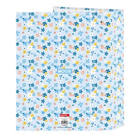 Ring binder Moos Lovely Blue A4 27 x 33 x 6 cm