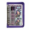 Stationery Set Gorjuss Up and away 5 Pieces Purple