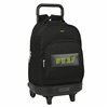 School Rucksack with Wheels Safta Surf Black (33 x 45 x 22 cm)