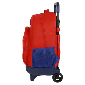 School Rucksack with Wheels Atlético Madrid Red Navy Blue (33 x 45 x 22 cm)