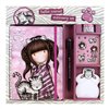 Stationery Set Gorjuss Ruby wild Pink Grey