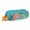 Double Carry-all CoComelon Back to class Light Blue (21 x 8 x 6 cm)