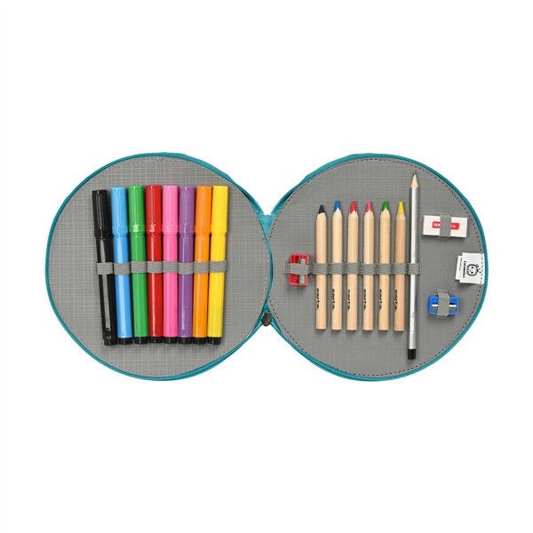 Pencil Case CoComelon Back to class Light Blue (18 Pieces)