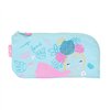 School Case Glow Lab Cute doll Light Blue (23 x 11 x 1 cm)