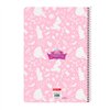 Notebook Disney Princess Magical Beige Pink A4 80 Sheets