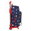 School Rucksack with Wheels Mickey Mouse Clubhouse Only one Navy Blue (28 x 34 x 10 cm)