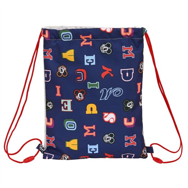 Backpack with Strings Mickey Mouse Clubhouse Only one Navy Blue 26 x 34 x 1 cm