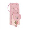 School Case Glow Lab Hearts Pink (6 x 21 x 6 cm)