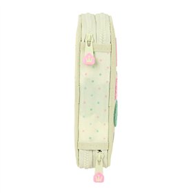 School Case with Accessories Glow Lab Magic flow Beige 12.5 x 19.5 x 4 cm (28 Pieces)