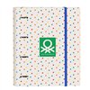 Ring binder Benetton Topitos (27 x 32 x 3.5 cm)