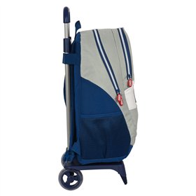 School Rucksack with Wheels Munich College Grey (32 x 44 x 16 cm)