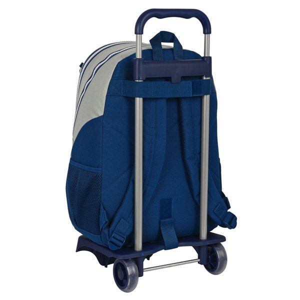 School Rucksack with Wheels Munich College Grey (32 x 44 x 16 cm)