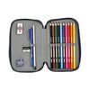 School Case with Accessories El Niño Bahia Blue 12.5 x 19.5 x 4 cm (28 Pieces)