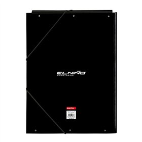 Organiser Folder El Niño Green bali Black A4