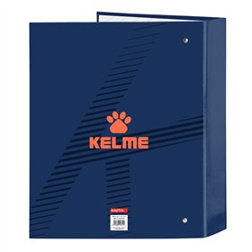 Ring binder Kelme Navy blue Orange Navy Blue A4 (27 x 33 x 6 cm)