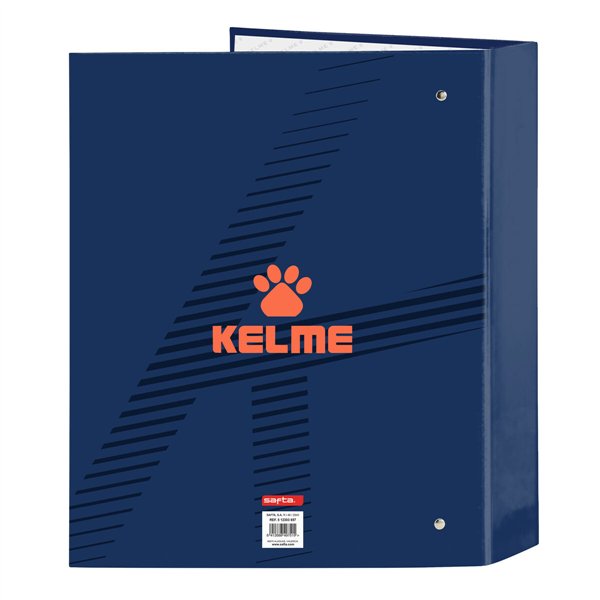 Ring binder Kelme Navy blue Orange Navy Blue A4 (27 x 33 x 6 cm)